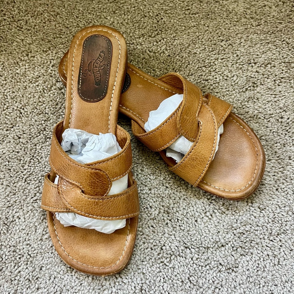 Freebird Tan Leather Sandals
